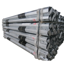 10m galvanized steel electrical pole for power transmission line